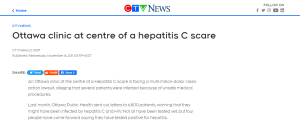 Criminal Lawyer Ottawa Clinic Hepatitis C Scare